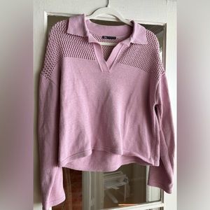 Zara long sleeve purple sweater. Size M.